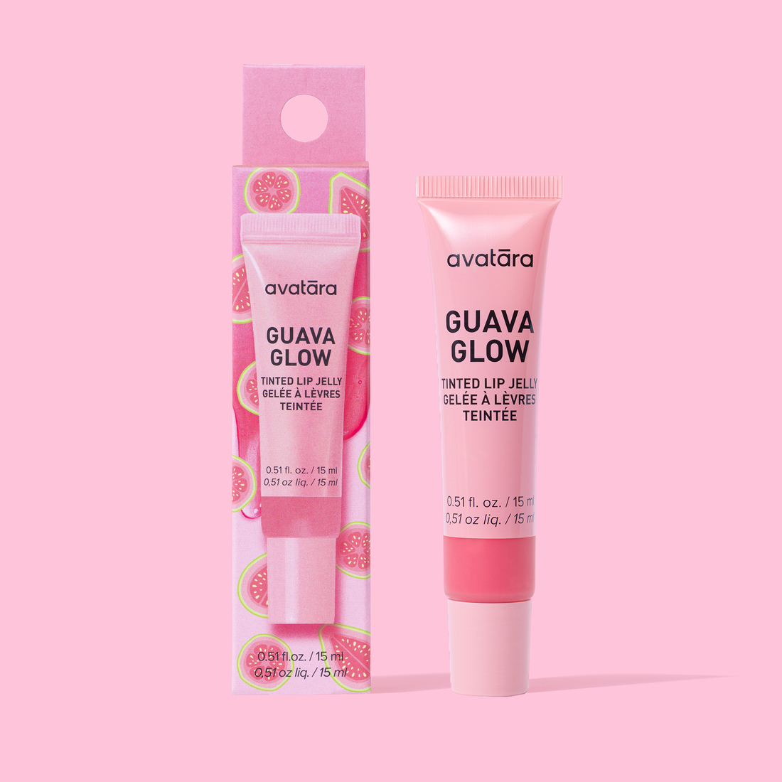 Gelée pour les lèvres teintée Guava Glow by Avatara