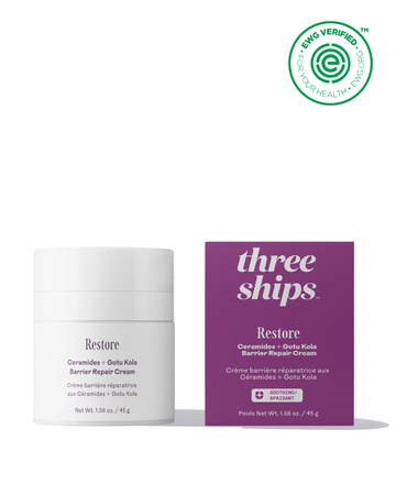 Dermik Crème Visage - Réparatrice Barrière Céramides Gotu Kola by Three Ships (No Duties | Ships from US/CA | USMCA Compliant)