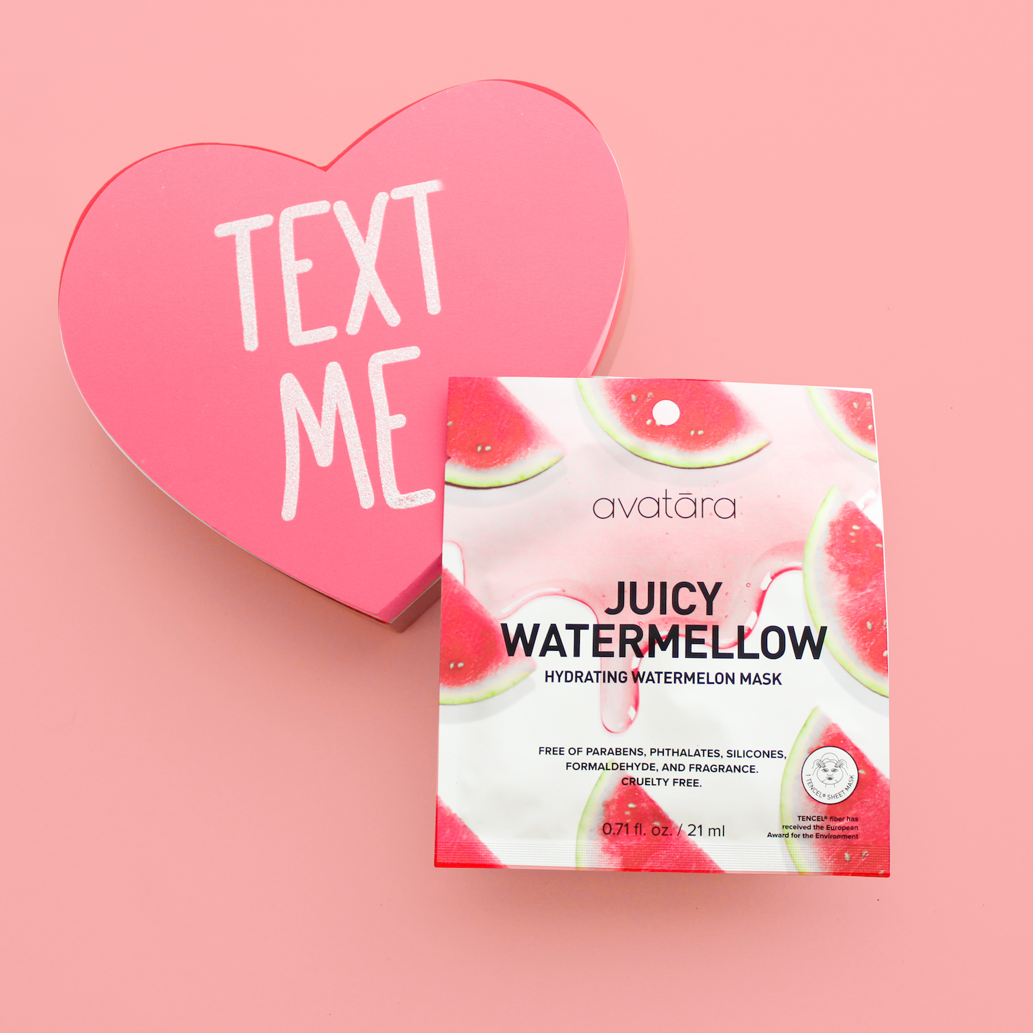 Avatara - Masque hydratant en tissu à la pastèque Juicy Watermellow by Avatara