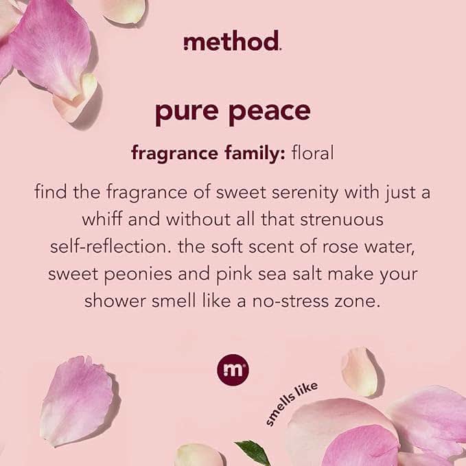Method Gel Douche - Pure Peace Pivoine Rose Biodégradable by First Choice Buying