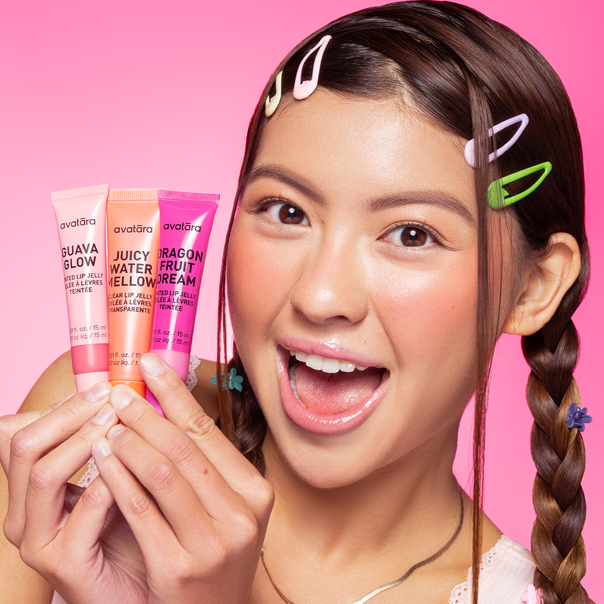 Gelée pour les lèvres teintée Guava Glow by Avatara