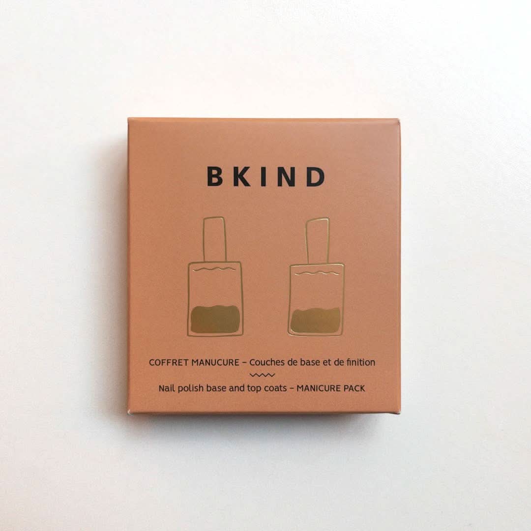 BKIND - Pack de manucure - Duo de vernis à ongles - Couches de base et de finition by BKIND