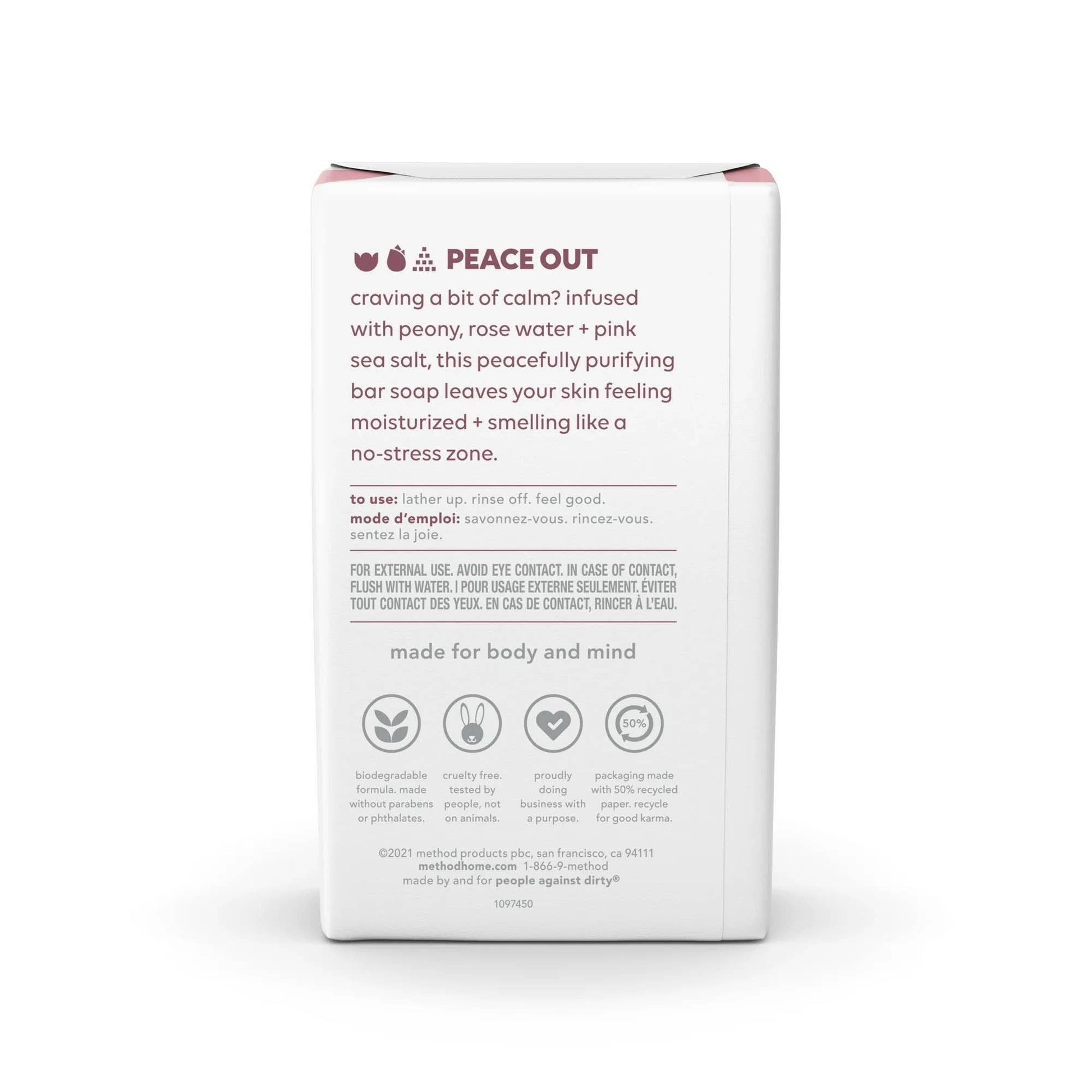 Method Savon En Barre - Pure Peace Hydratant Sans Cruauté by First Choice Buying