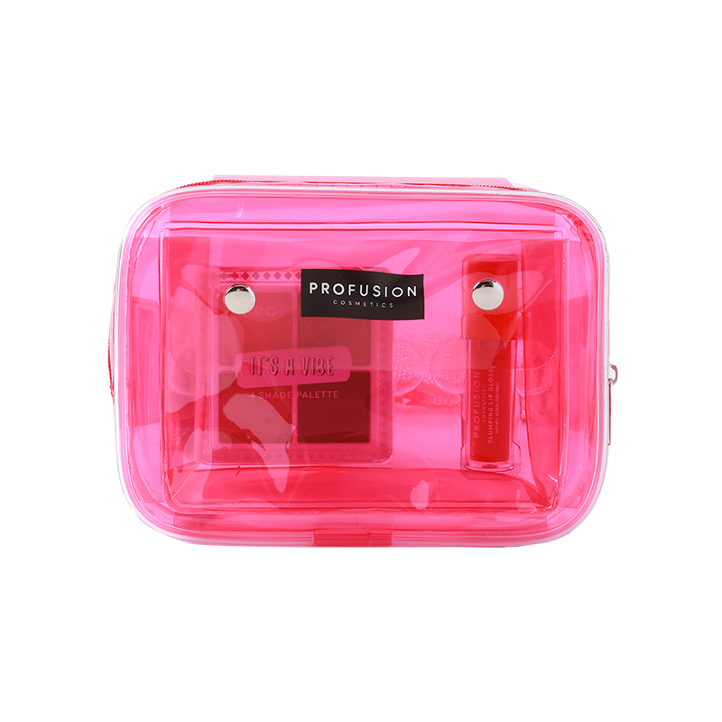 Its A Vibe Ensemble Cosmétiques Et Sac - Plumping 3 Pièces by Profusion Cosmetics